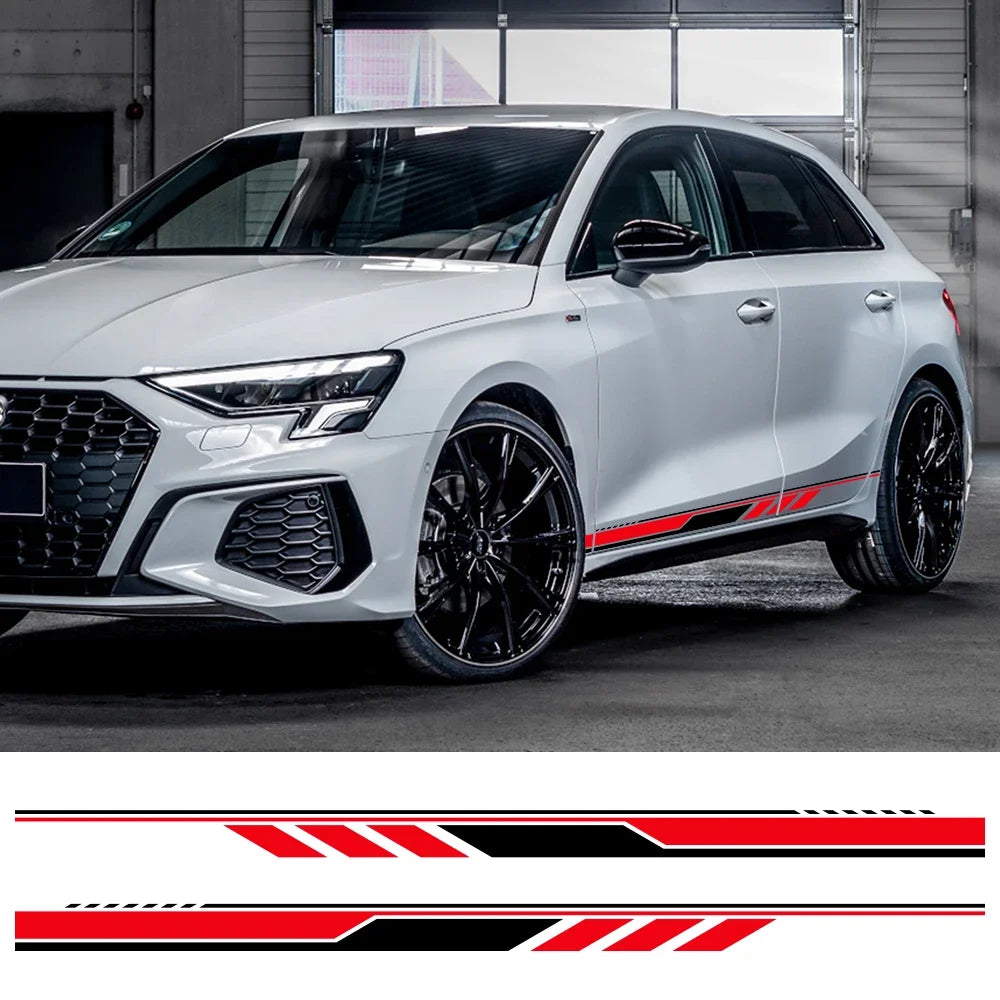 For Audi A3 8P 8V 8L Side Door Sticker Exterior Trim Decals 8Y