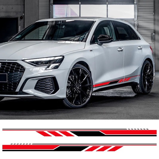 For Audi A3 8P 8V 8L Side Door Sticker Exterior Trim Decals 8Y