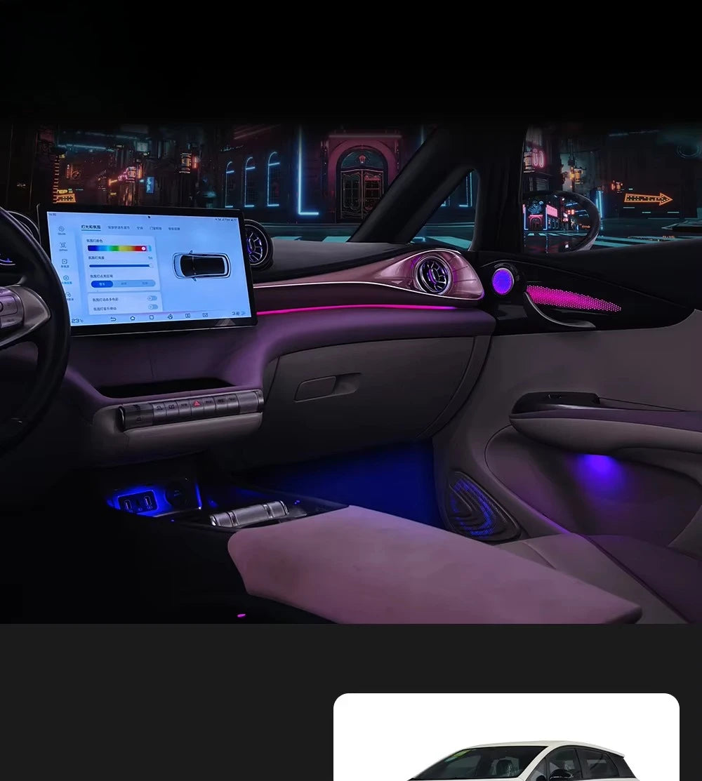 For Dolphin 21-24 Complete Molded RGB Ambient Set Interior