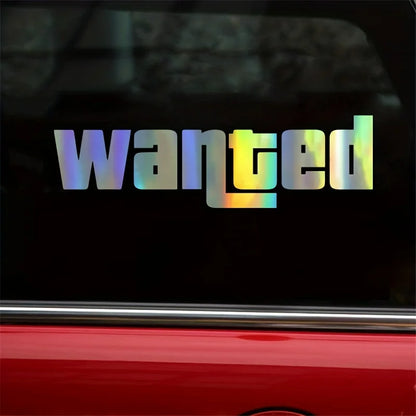 Fashion Windshield Wanted Window Sticker Moto Safety Signs Decals