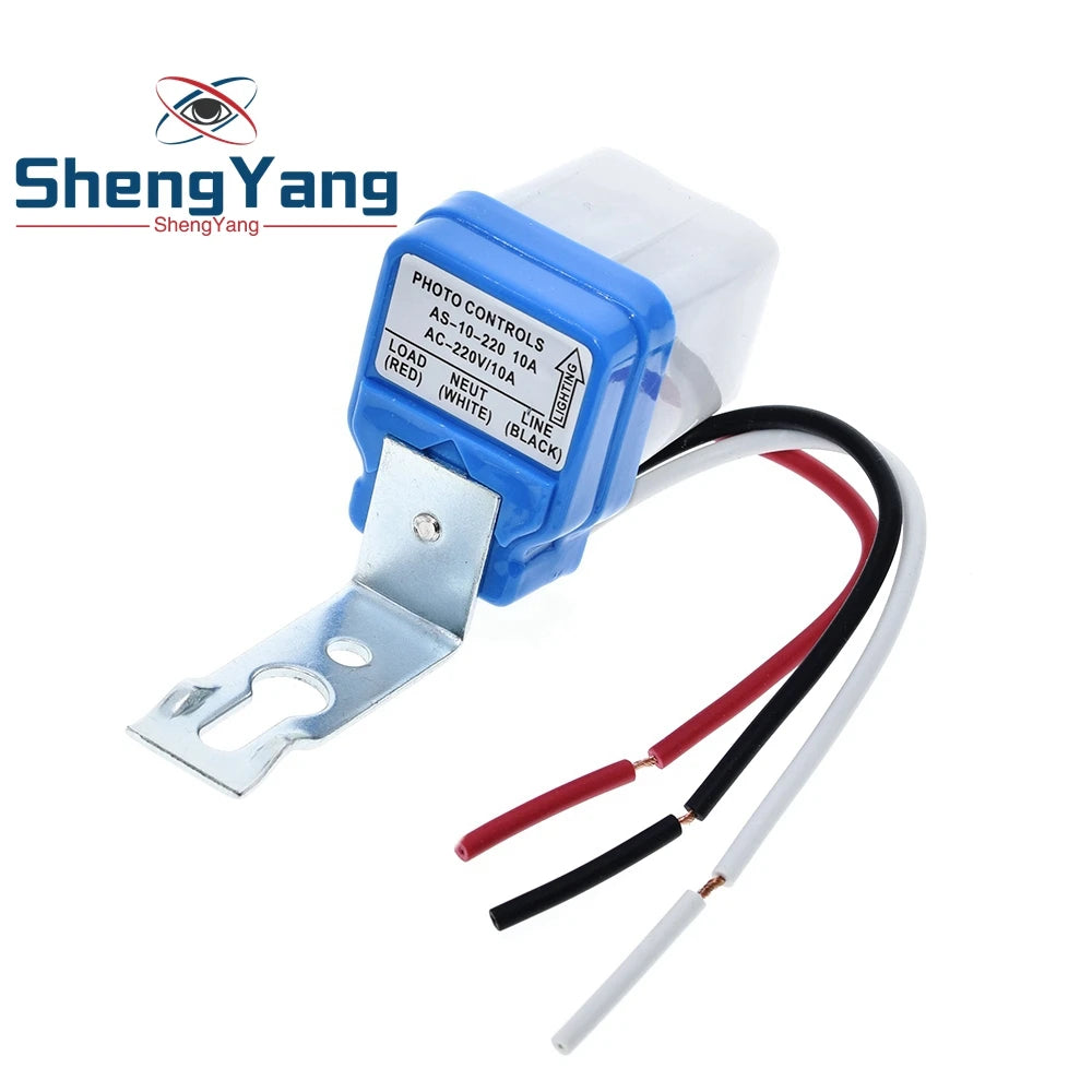 Tzt 1PCS Automatic On Off Photocell Street Switch Dc