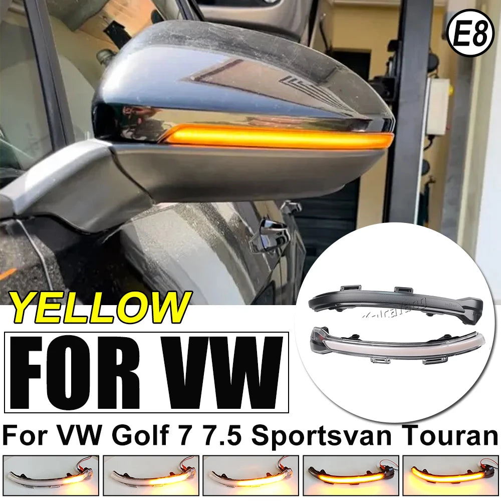 For VW Golf 7.5 MK7.5 Gti 2PCS Malcayang R Gtd Rline MK7 Dynamic