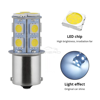 10PCS 1156 ba15s P21W 1157 bay15d 5050 13SMD Turn