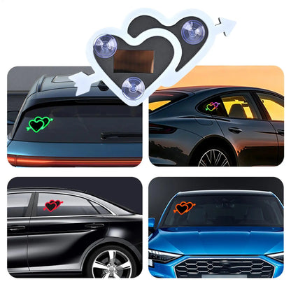 Ambient Lighting Rechargeable Heart Suction Cup Neon Decor Rv