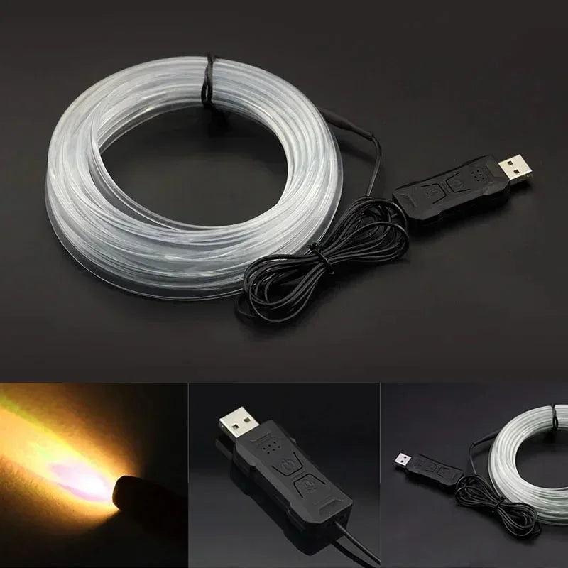 RGB Interior Ambient Neon Atmosphere Fiber Optic Strip Symphony