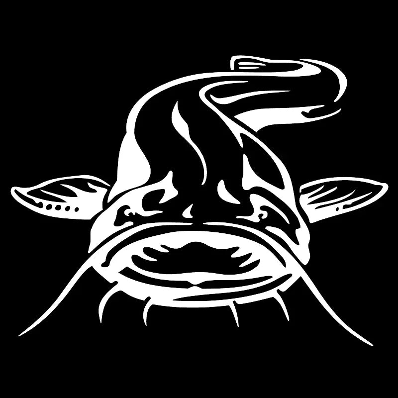 Stickers Personality Catfish Modeling Vinyl Decals Motorcycle