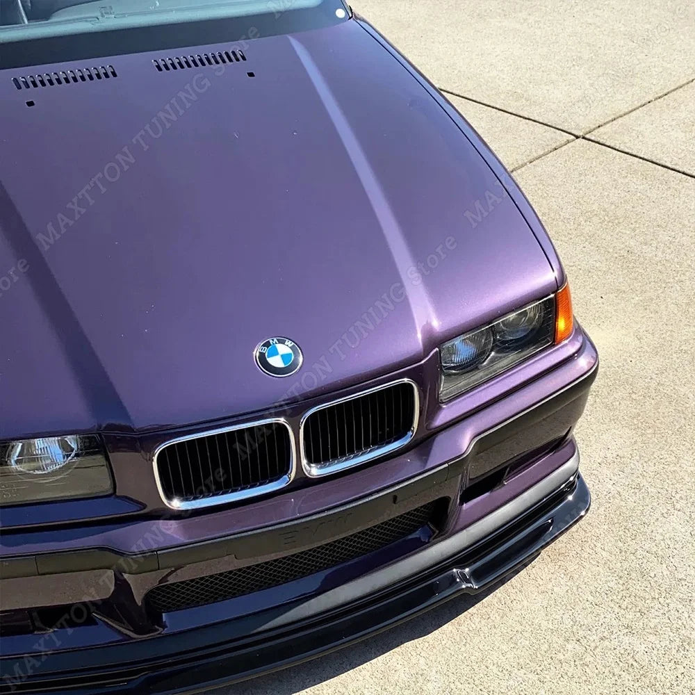 For BMW 3 Series E36 M3 Gloss Black Gt Look Spoiler Lip M Tech