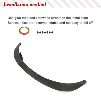 For BMW 5 Series F10 M5 Carbon Fiber Front Bumper Lip Spoiler
