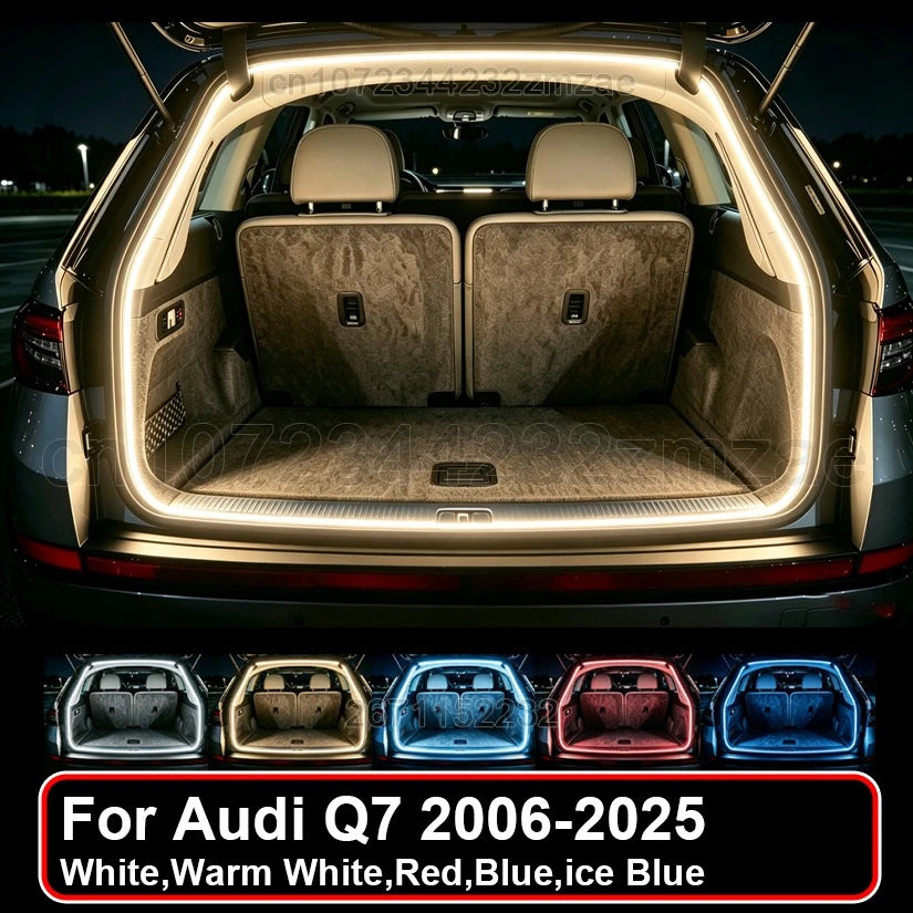 For Audi Q7 2006-2025 Plug & Rear Trunk Play Interior Atmosphere