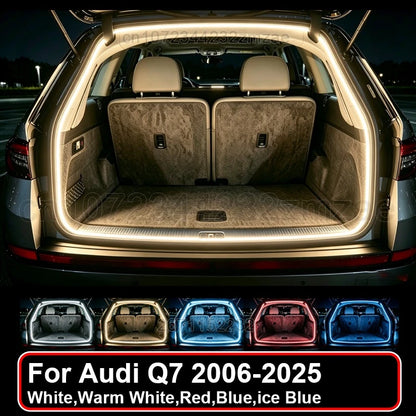 For Audi Q7 2006-2025 Plug & Rear Trunk Play Interior Atmosphere