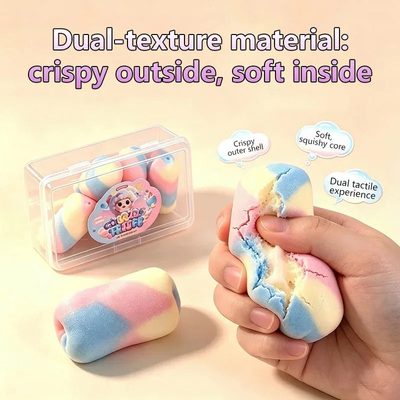 For Adult Gifts Crispy Squeeze Toys Rainbow Candy Handmade Ball