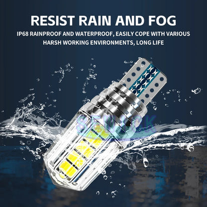 100PCS T10 Bulbs Interior Wedge Turn Side 168 194