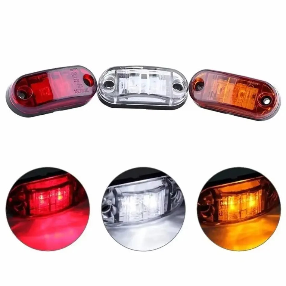 Truck 12v24v Waterproof Side Taillights Mesh Piranha E4 Trailer