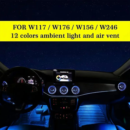 For Mercedes-Benz A Cla Gla W176 W117 W156 12 Colors Ambient