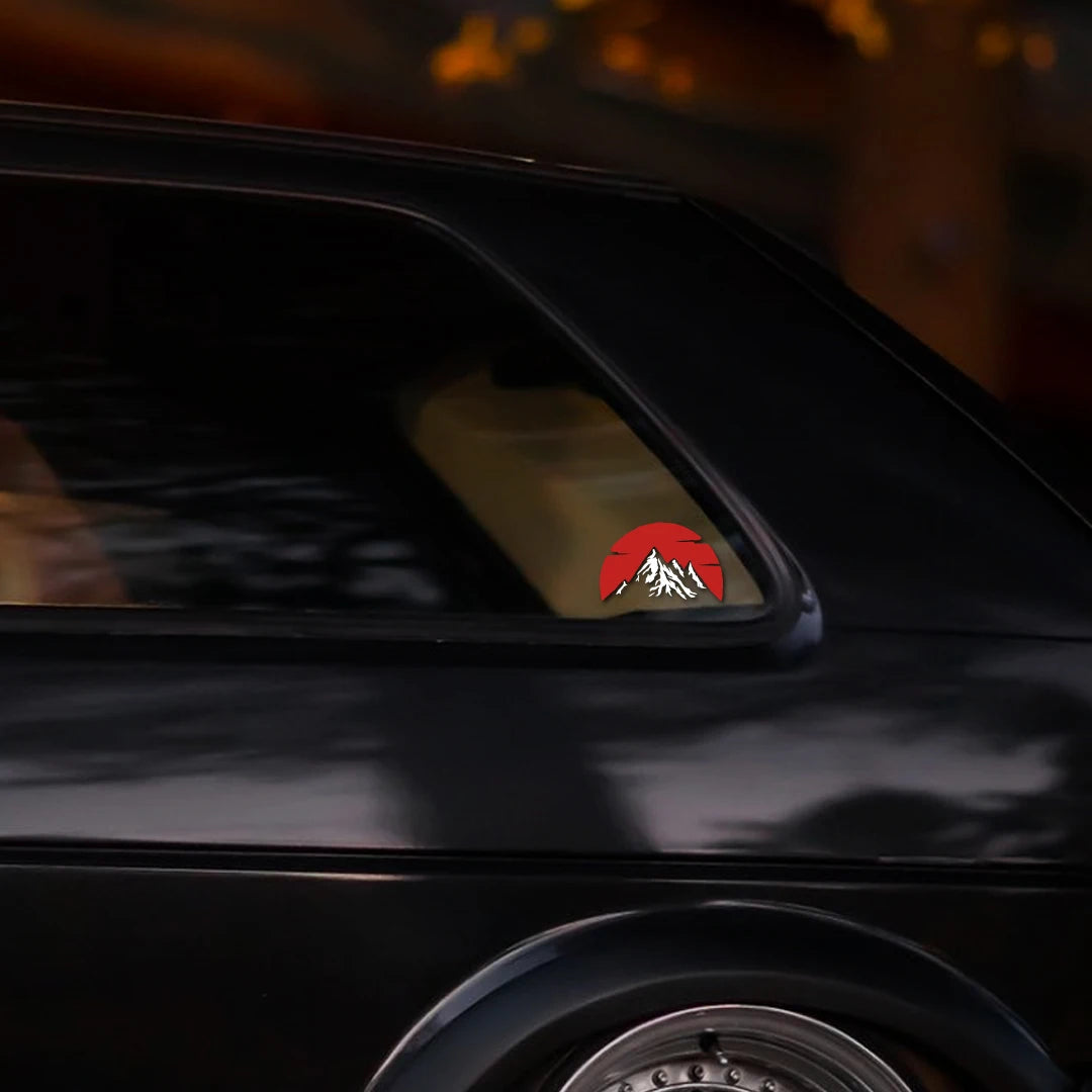 Jdm Modified Sun Sticker Notebook Water Bottle Van SUV