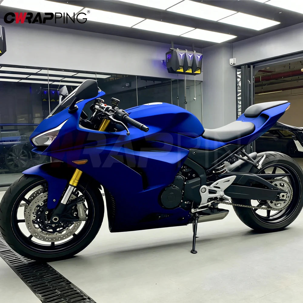 Wrap Vinyl Decal self-adhesive anti-scratch Film Romanee Blue
