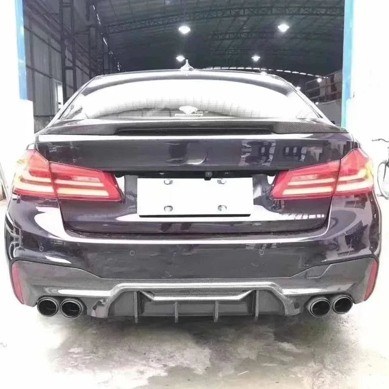 For BMW 5 Series M5 F90 G30 G38 540I 530 2017 Carbon Fiber Back