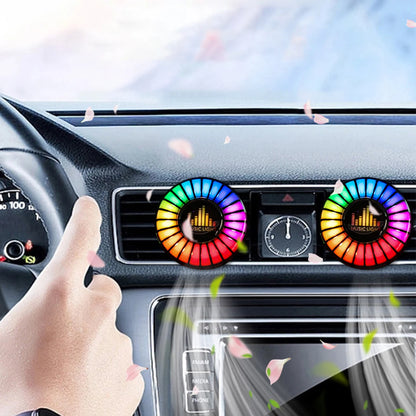 2IN1 Atmosphere Vent Sound Control Rhythm Vibration Automobile