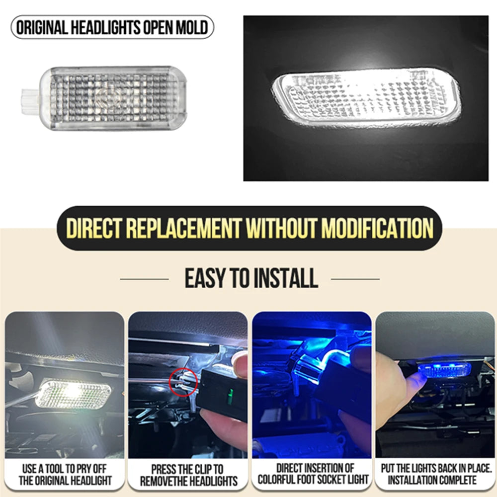 For Volkswagen Tourareg Tiguan Sharan Scirocco RGB Interior