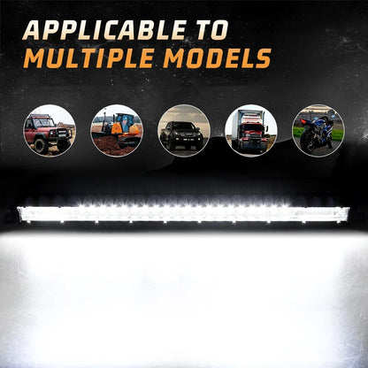 ultra-thin Bar Inch Flood Dual Row Truck off-road Lighting