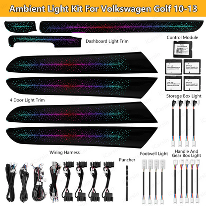 For Volkswagen Golf MK6 2008-2013 Interior Golf Starry Ambient