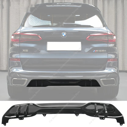 Gloss Black Mp Rear Bumper Splitter Lip Diffuser X5
