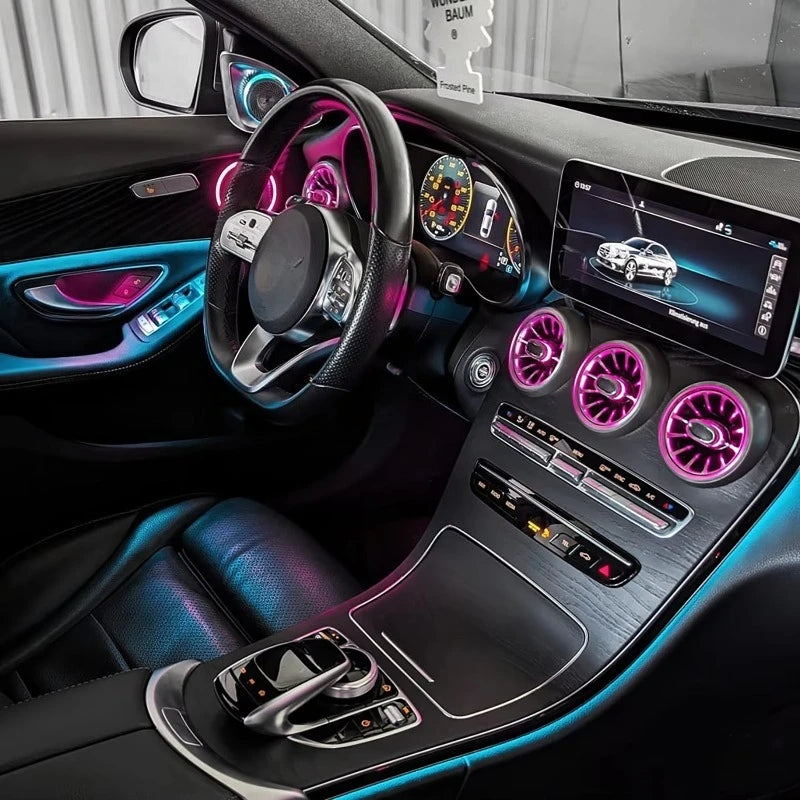 For W205 Glc X253 Lighting System Color Ambient Kit Interior