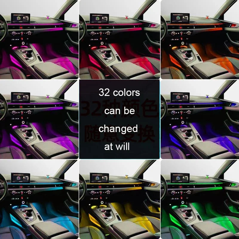 For Audi Ambient Light Lamp Upgrade Colors A4 A4L Q5 Q5L