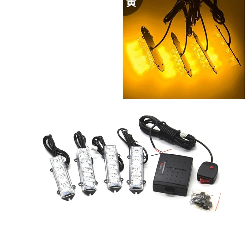 Grille Opening Manual Control Flashing Warning 12V Emer