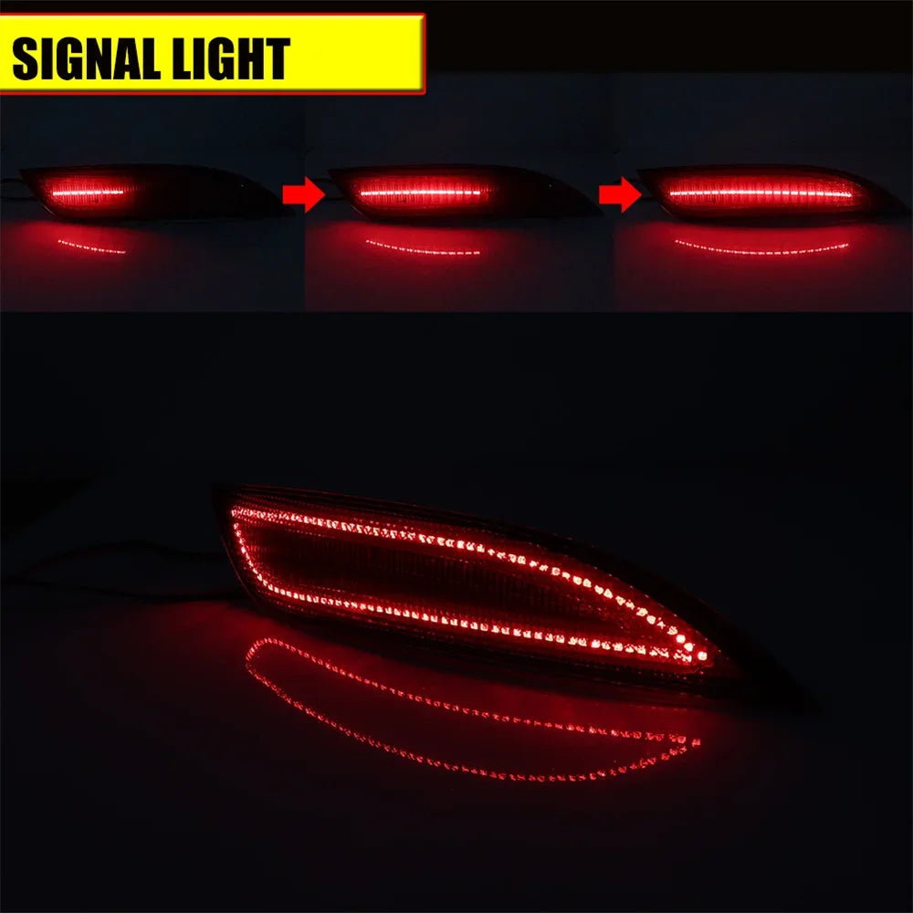 For Ford Focus 2015 2016 2017 2018 Rear Bumper Reflector Tail