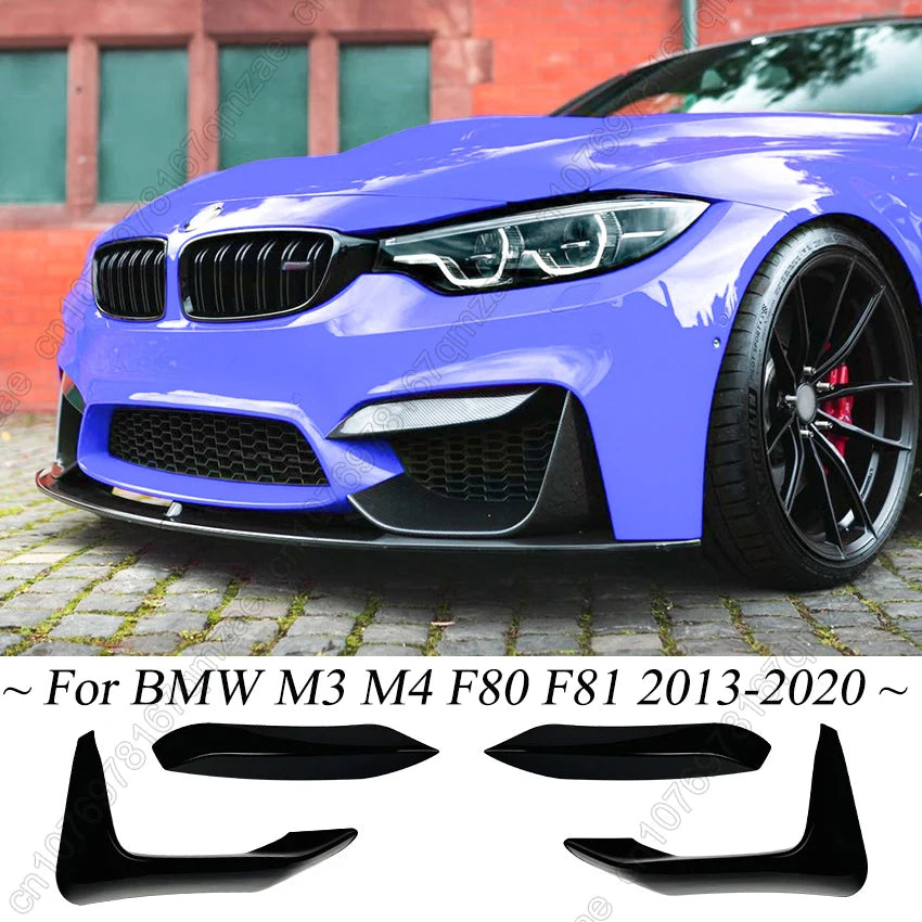 For BMW 3 4 Series M3 Front Bumper Fog Grill Trim Air Blade