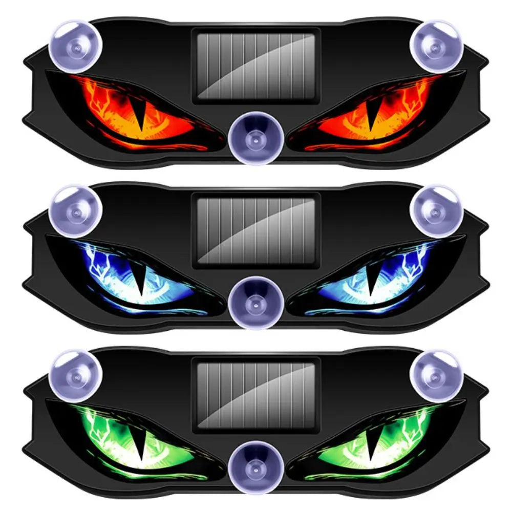 Creative Demon Eye Cool Flashing Solar Warning Dynamic Safety