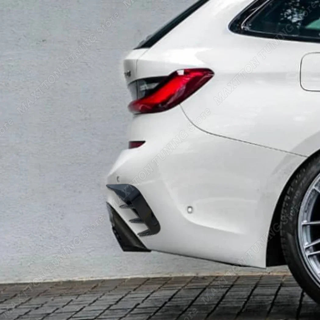 For BMW 3 Series G21 Rear Bumper Side Canards Splitter Air Vent