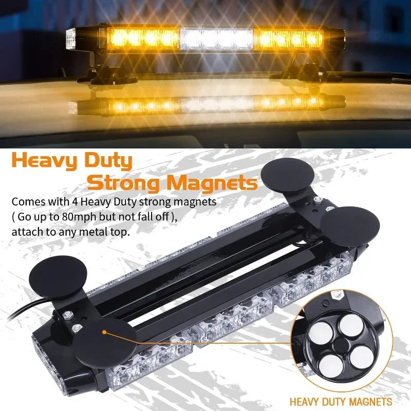 For Vehicle Intensity Emergency Hazard Warning Lighting Bar