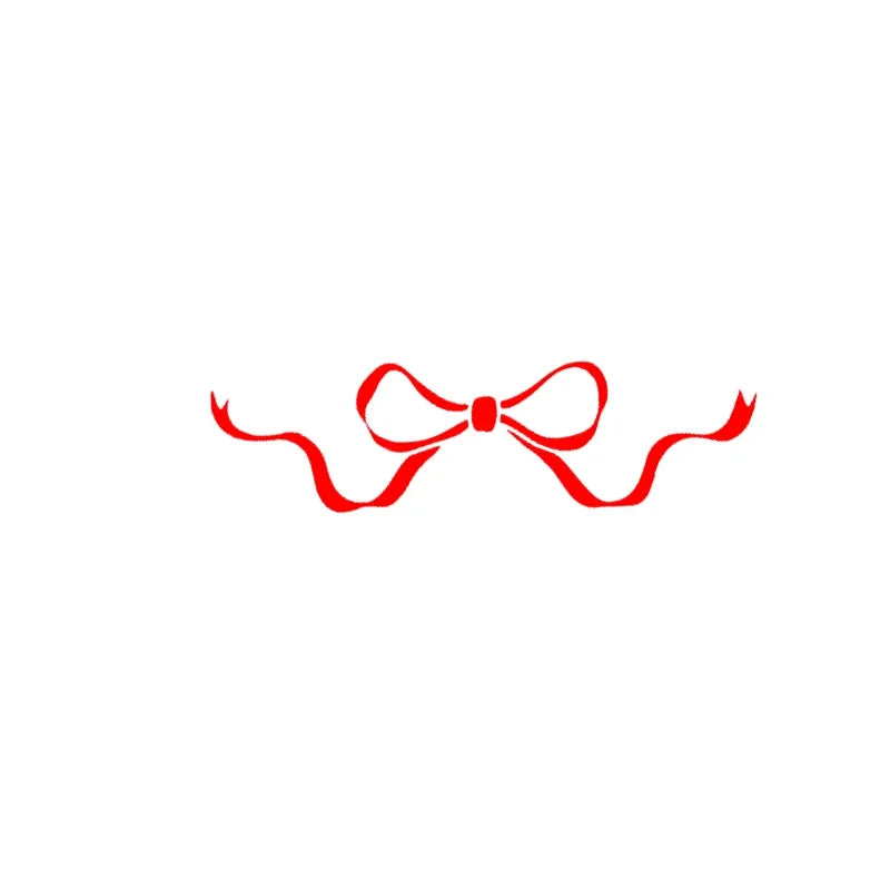Bow Stickers Window Coquette Trendy Bumper Sticker External