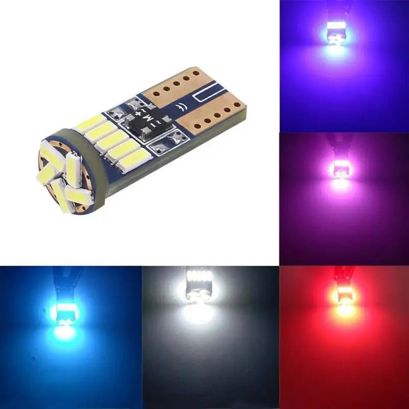 10PCS W5W T10 Signal 501 194 Bulbs 4014SMD Clearance