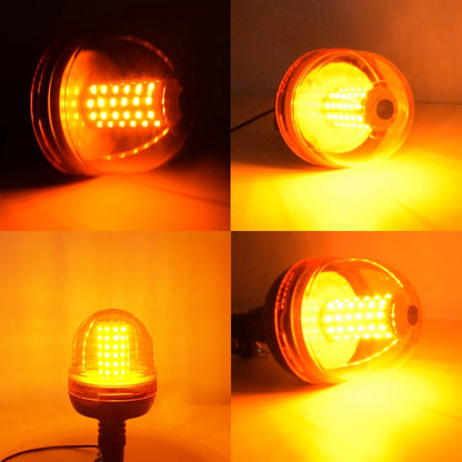 jaln7 12V 24V Dual Voltage Strobe Beacon 360 Rotating