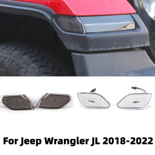For Jeep Wrangler Jl 2018-2022 Front Mudguard Side Marker Wheel
