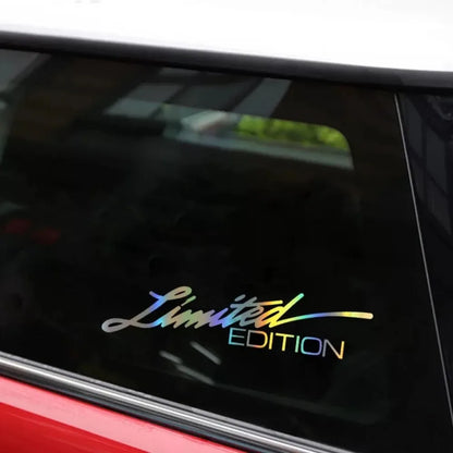 Vinyl Limited Edition Sticker Reflective Laser Decal car-styling