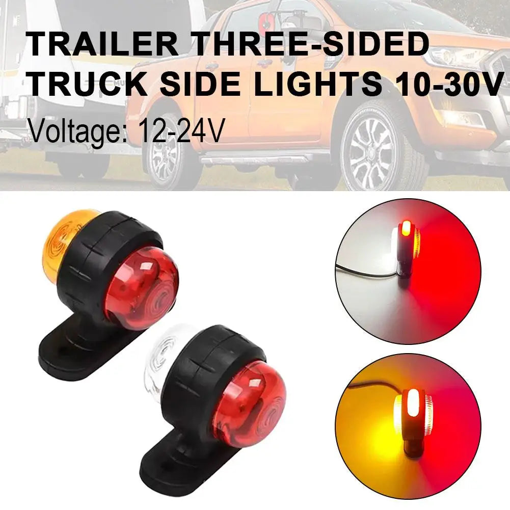 For Trailer Camper 1PCS 12-24v MINI 3-sides Truck Clearance