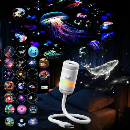 24 In USB Interior Roof Star Galaxy Projection Ambient