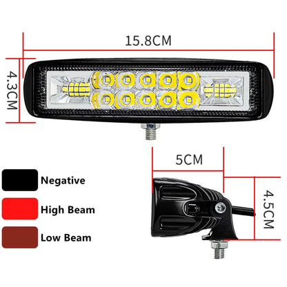1PC 12V 60V Motorcycle Additional Low Beam Ebike Headlight