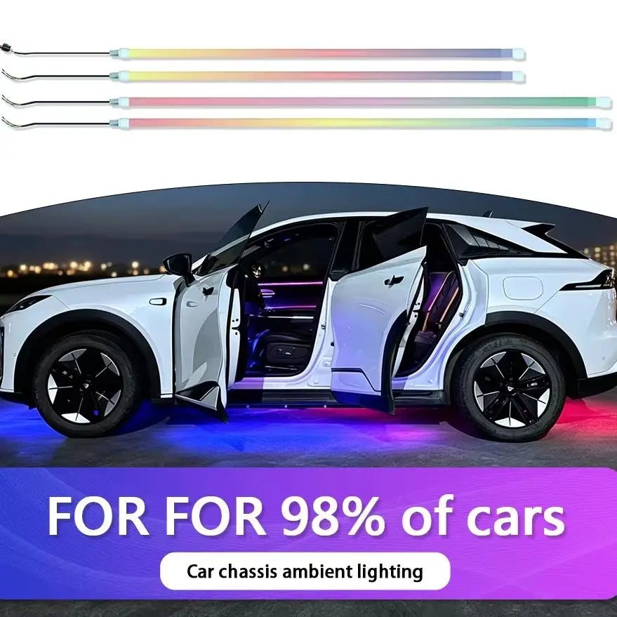 Underbody Ambient Cars Multi Color Adjustable Compatible Various