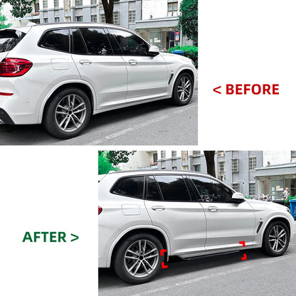 For BMW X3 X4 G01 G02 Side Skirt Extension Lip Lower Separator