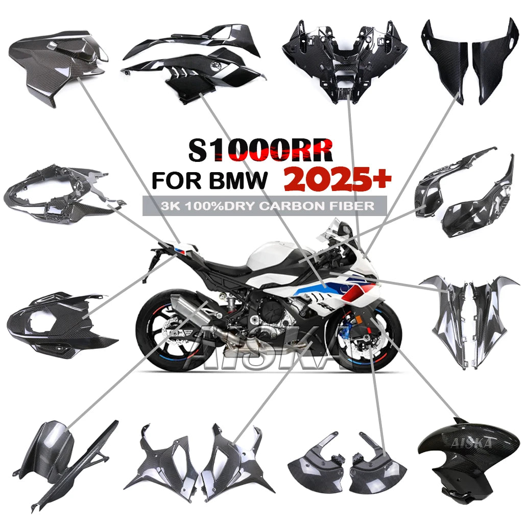 For BMW S1000RR 2025 2026 Fender Frame Cover Fixed Wing Fuel