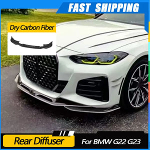 For BMW 4 Series G22 G23 Jmcarcool Front Bumper Lip Splitters