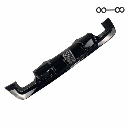 For BMW E60 E61 5 Series Mp Gloss Black Rear Bumper Diffuser M