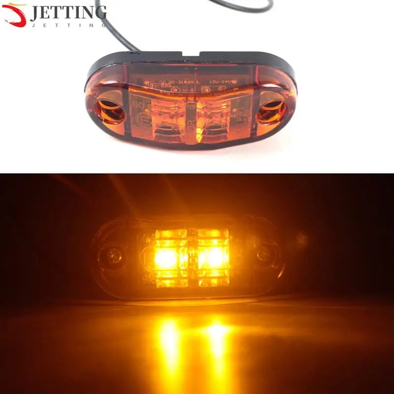 1PC 12V 24V Side Marker Warning Tail External Trailer