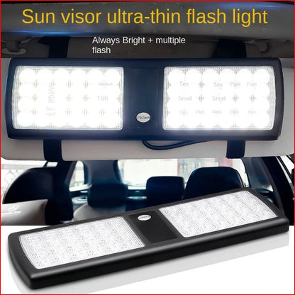 For Firefighter Ultrathin Visor Strobe Flashing Interior