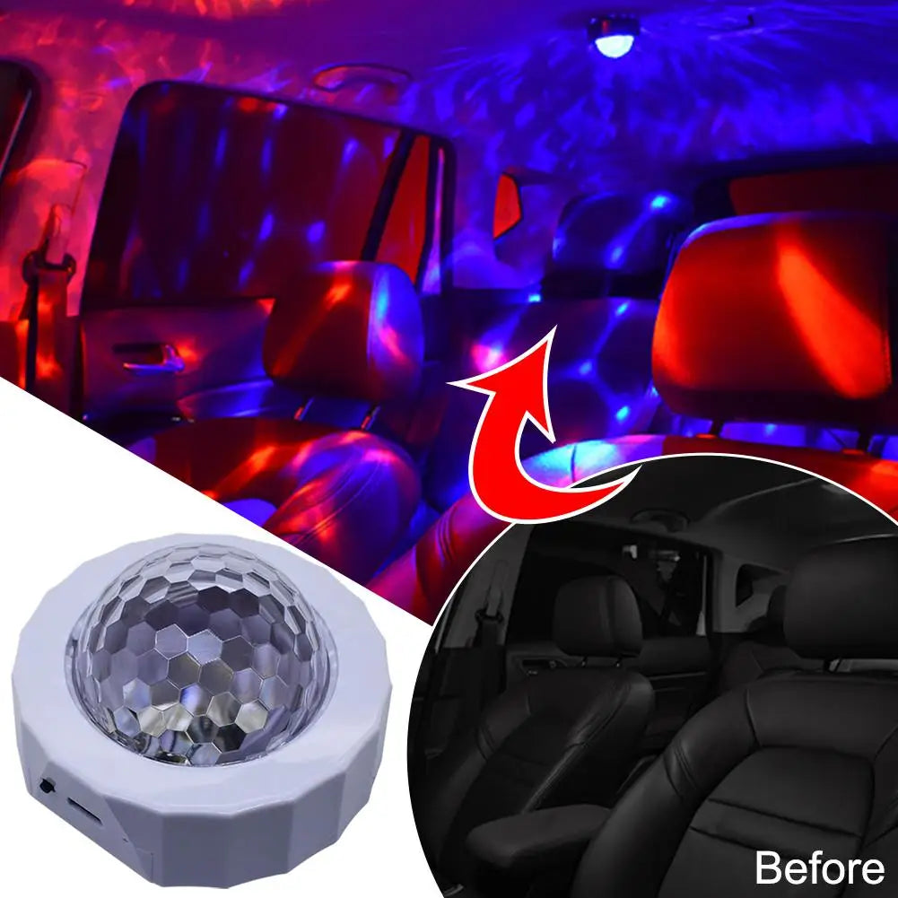 Atmosphere Voice Activated Disco Ball USB Rechargeable Interior